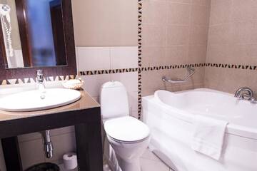 Фото номера Улучшенный двухместный номер с 1 кроватью Отель Port Hotel г. Адажи 6